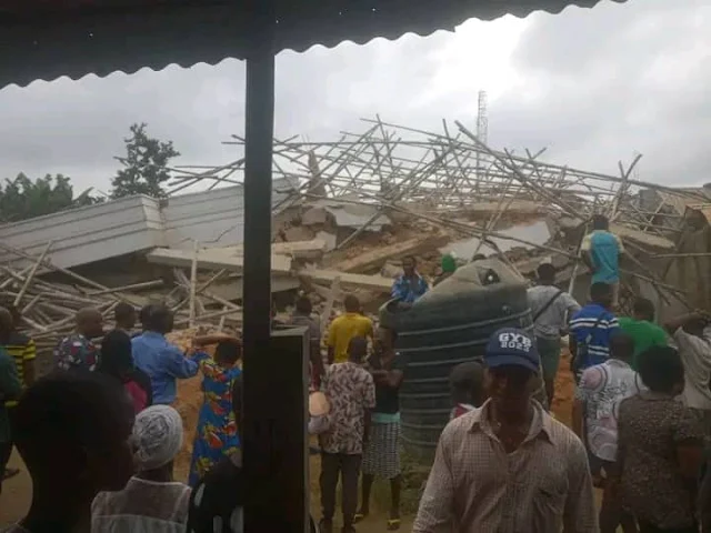 BREAKING: Four-storey building collapses in Uyo, three reportedly trapped