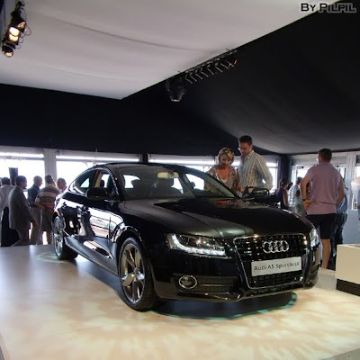 Black Audi A5 Sportback Appears at 100th Anniversary Event