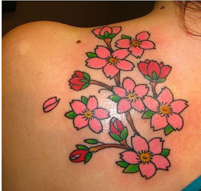 tattoos of cherry blossoms. Cherry blossom tattoo designs
