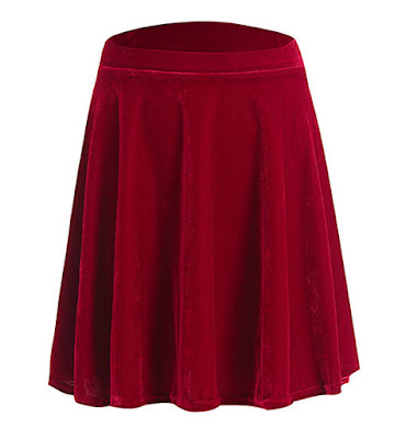 http://www.stylemoi.nu/wine-red-velvet-skater-skirt.html