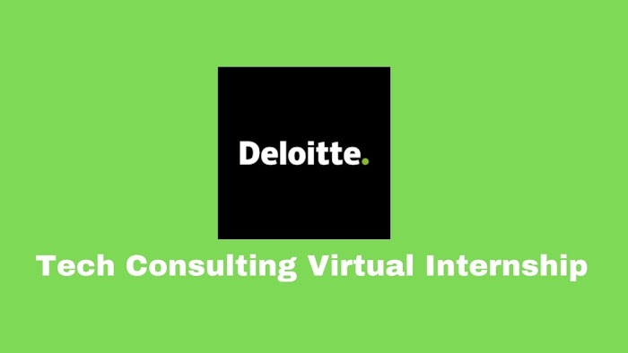 Deloitte virtual internship for college students and freshers best opportunity