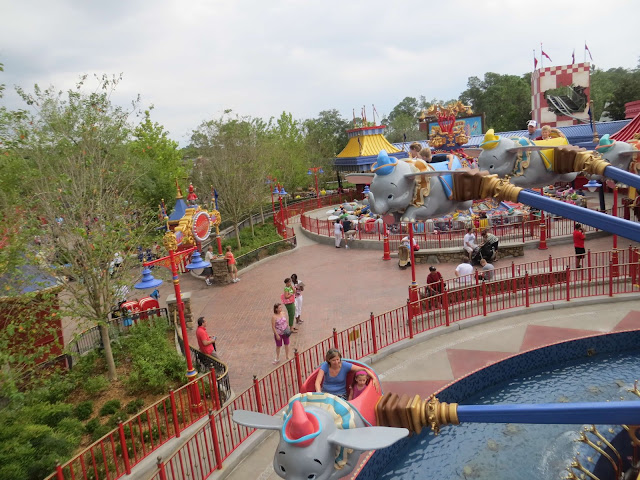 Dumbo On Ride Storybook Circus Magic Kingdom Disney World