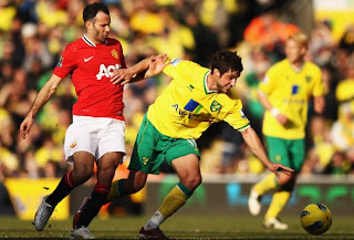 Man United lose to Norwich City with the lone goal from Pilkington