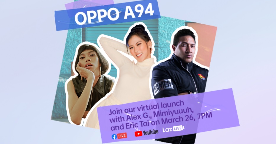 OPPO A94 Livestream on March 26