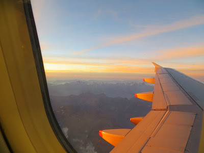 In volo sulle Alpi