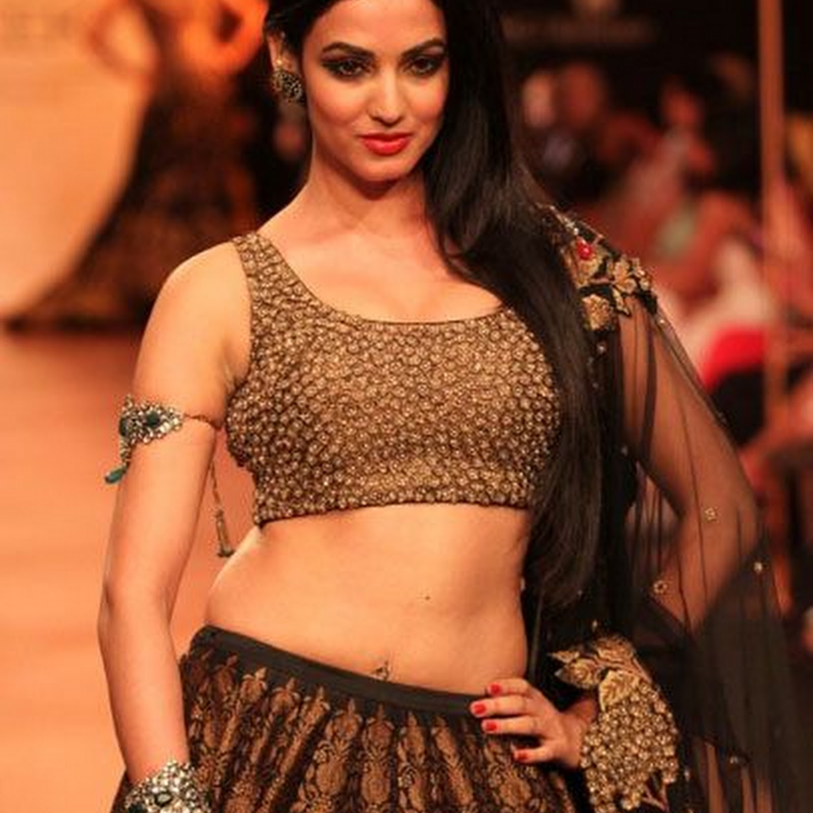 Sonal Chauhan Glam Photo from a Recent Ramp Walk