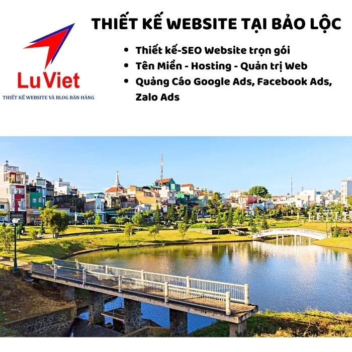 Thiết kế website LuViet tại Tp Bảo Lộc-Lâm Đồng