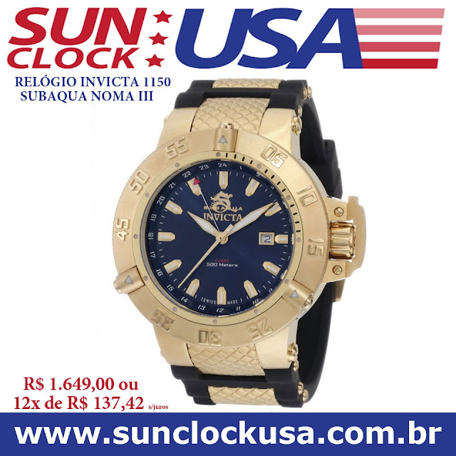 Relógio Invicta 1150 Subaqua Noma III 