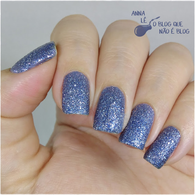 Estrelas no Céu Studio 35 Esmalte Nailpolish Liquid Sand Azul