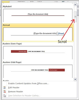 Cara menciptakan header dan footer pada microsoft word dilakukan dari sajian  Cara Membuat Header Dan Footer Termudah Pada Microsoft Word