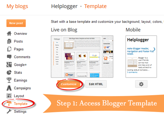 The header of a website is what distinguishes your weblog How to Center the Blogger Header Image