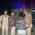 पशु तस्कर से गाजीपुर पुलिस की मुठभेड़, गोली लगने से आरोपी घायल