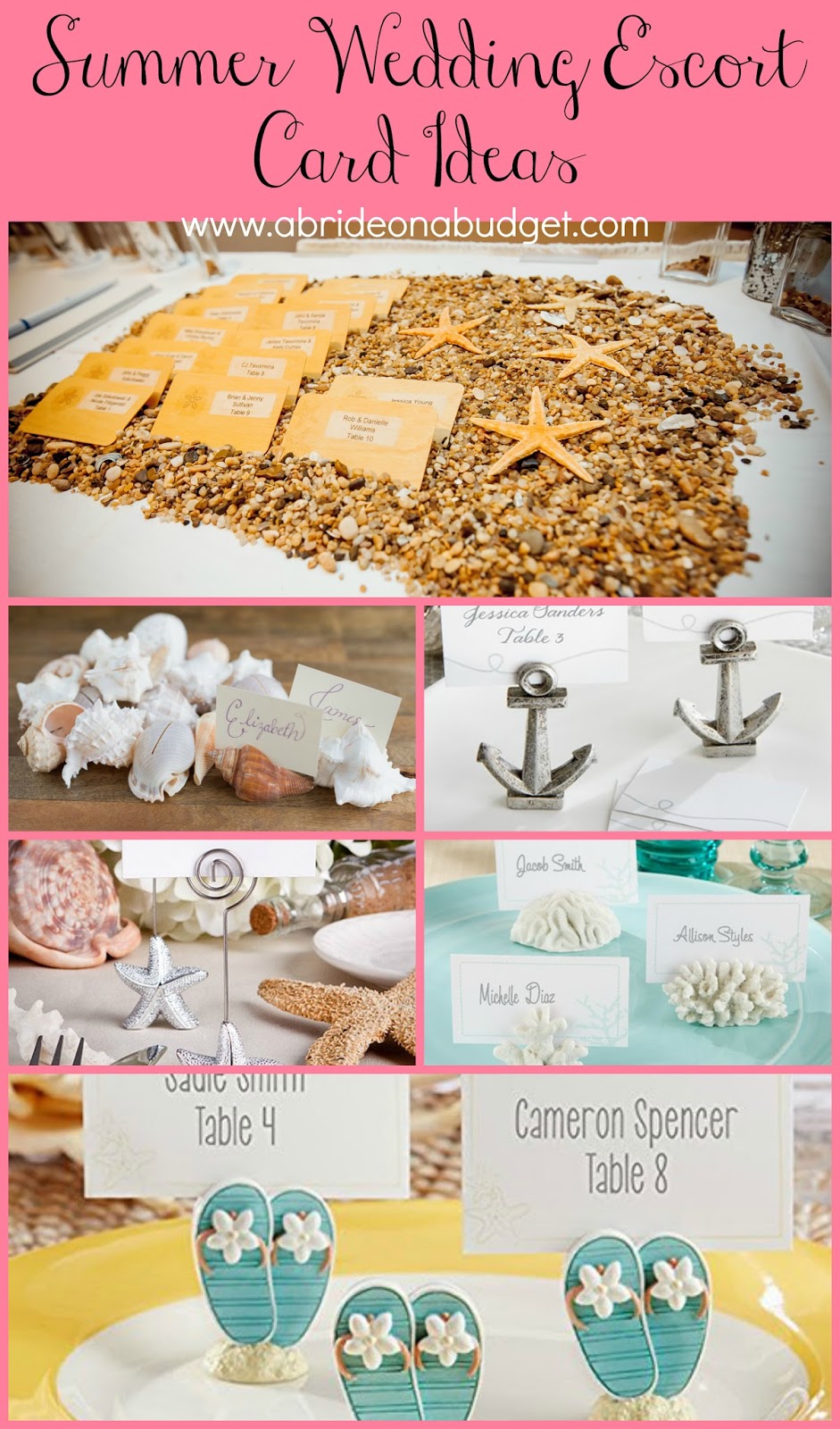 Summer-Wedding-Escort-Card-Ideas