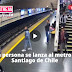 🔴IMPACTANTE🔴 Una persona se lanza al metro de Santiago de Chile