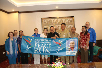 Wagub Cok Ace Harap Sri Chinmoy Peace Run Bisa Lebih Tingkatkan Nama Bali di Dunia Internasional