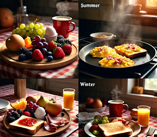 Seasonal healthy breakfast delights