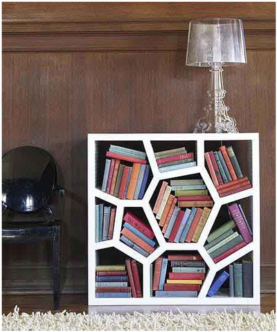 Creative Bookshelves by Omar Cherif, One Lucky Soul