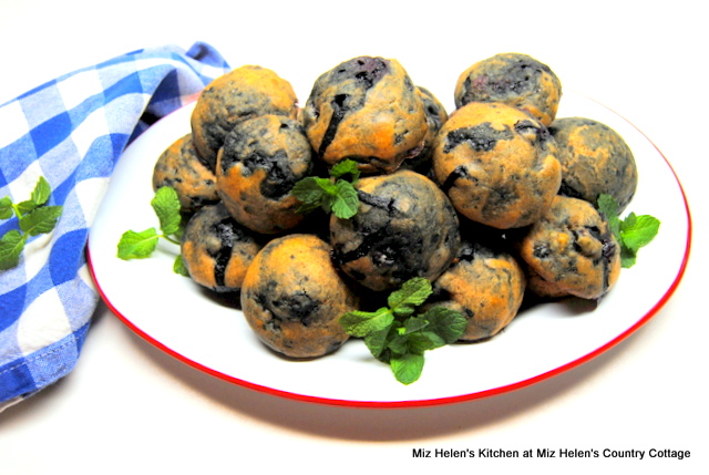 Mini Blueberry Jam Muffins at Miz Helen's Country Cottage