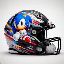 Las Vegas Raiders Sonic Concept Helmet