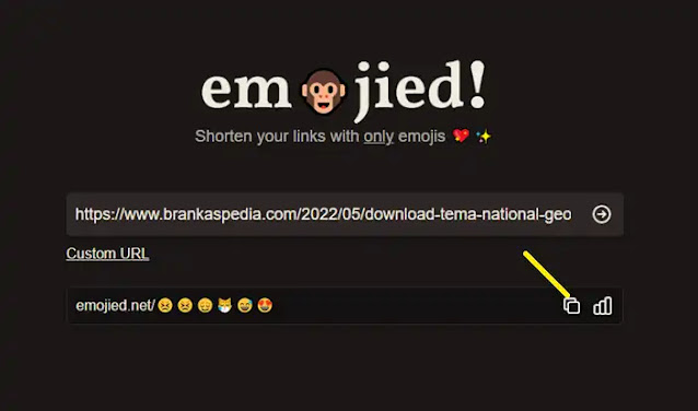 Cara Membuat Short URL Dengan Emoji-3
