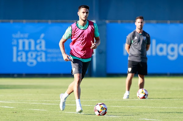 Málaga, entrenamiento pensado en el Atlético B