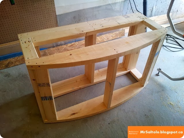 MrSaltolo EduCasts: BUILDING A 72g BOWFRONT AQUARIUM STAND - P2 - BACK 