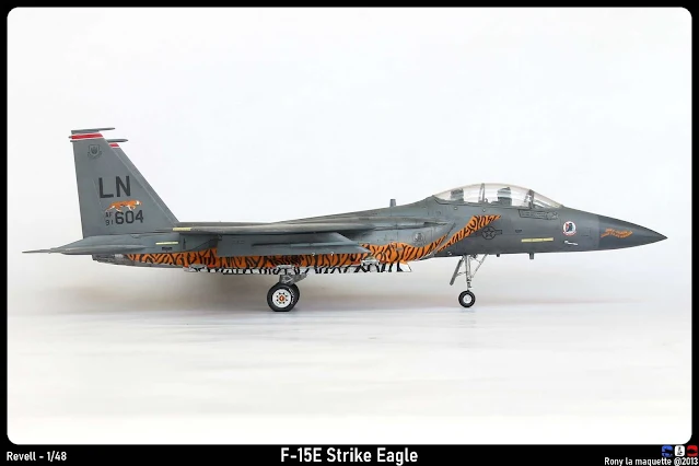 Maquette du F-15 E Stike Eagle de Revell au 1/48.