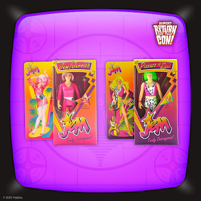 San Diego Comic-Con 2022 Exclusive Jem & The Holograms ReAction Figures by Super7