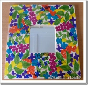 Altered Handpainted Mirror 1