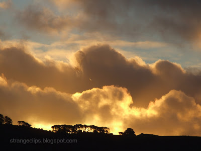 Peeking over a Cloud