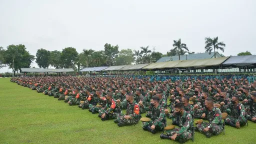 Ini Arahan Pangdam I/BB Ke Peserta Latihan Pratugas Operasi Satgas Pengamanan Daerah Rawan Maluku dan Maluku Utara Yonarhanud 11/WBY.