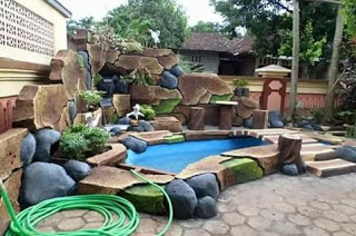 tukang kolam air terjun di sidoarjo