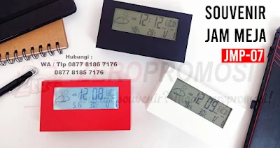 Souvenir Jam Meja Promosi - Merchandise kantor jam meja JMP-07