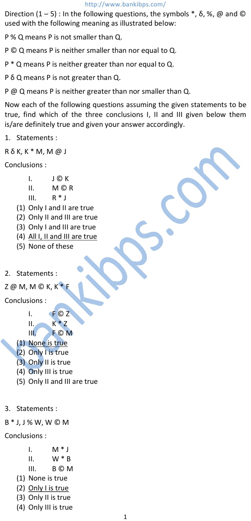 ibps bank clerk questions