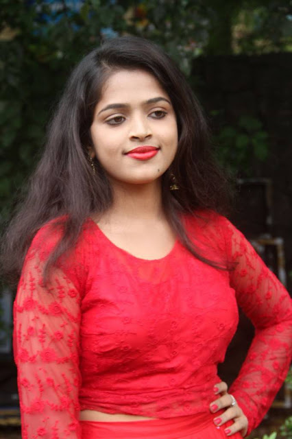 Akshaya Priya spicypics in red dress