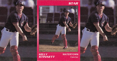 Kelly Stinnett 1990 Watertown Indians card