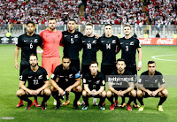 SELECCIÓN DE NUEVA ZELANDA - Temporada 2017-18 - Bill Tuiloma, Stefan Marinovic, Michael Boxall, Kip Colvey, Ryan Thomas y Deklan Wynne; Andrew Durante, Winston Reid, Michael McGlinchey, Kosta Barbarouses y Clayton Lewis. SELECCIÓN DE PERÚ 2 (Jefferson Farfán, Christian Ramos) SELECCIÓN DE NUEVA ZELANDA 0. 15/11/2017. Copa del Mundo de Rusia 2018, eliminatoria de repesca, partido de vuelta. Lima, Perú, estadio Nacional.