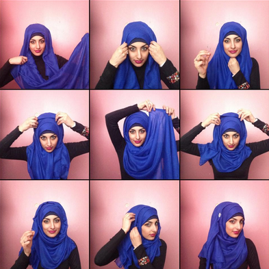 Kumpulan Foto Cara Pakai Jilbab Style Masa Kini  Kumpulan Contoh Kreasi Hijab Modern Terbaru 2016