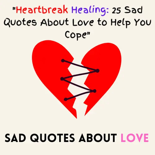 Sad Quotes about love