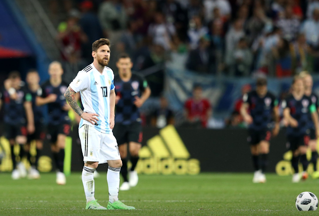 Mondiali: Argentina-Croazia 0 3, ennesima figuraccia per Messi