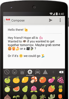 Emoji in Google keyboard of Android