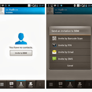 Beginilah Tampilan Aplikasi BBM Di Android