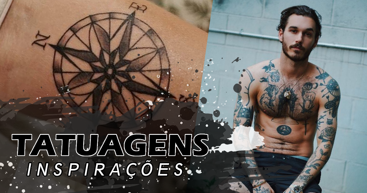 Inspirações com 5 Estilos de Tatuagens Masculinas