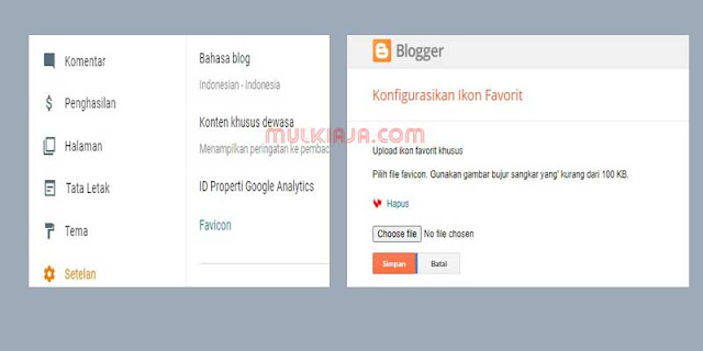 Cara Mengganti Favicon di Blogger Versi Baru