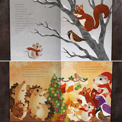 Debout, c'est Noël, un livre pour enfant sur les préparation, la décoration, fabriquer un bûche, d'Anja Klauss et Catherine Metzmeyer