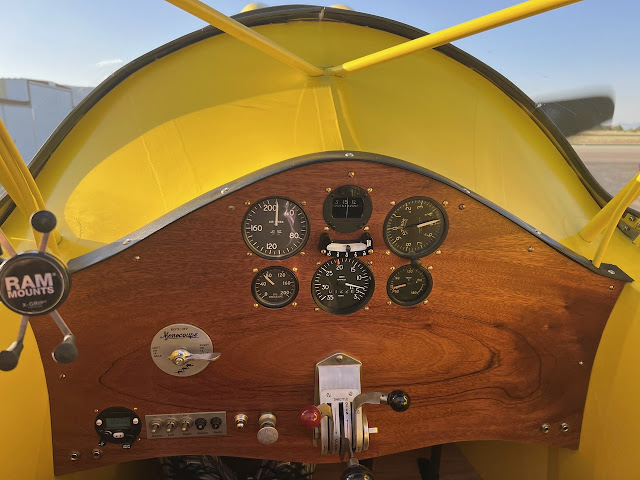 Monocoupe 110 flight July 4, 2023