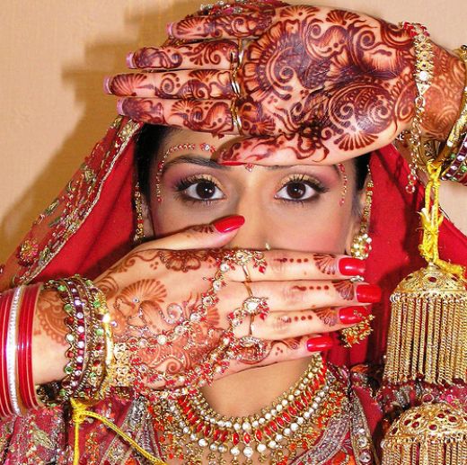 Indian Designer Bridal Mahindiarabichindienglish