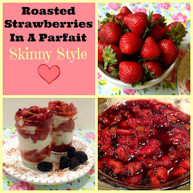 strawberry skinny dessert with yogurt
