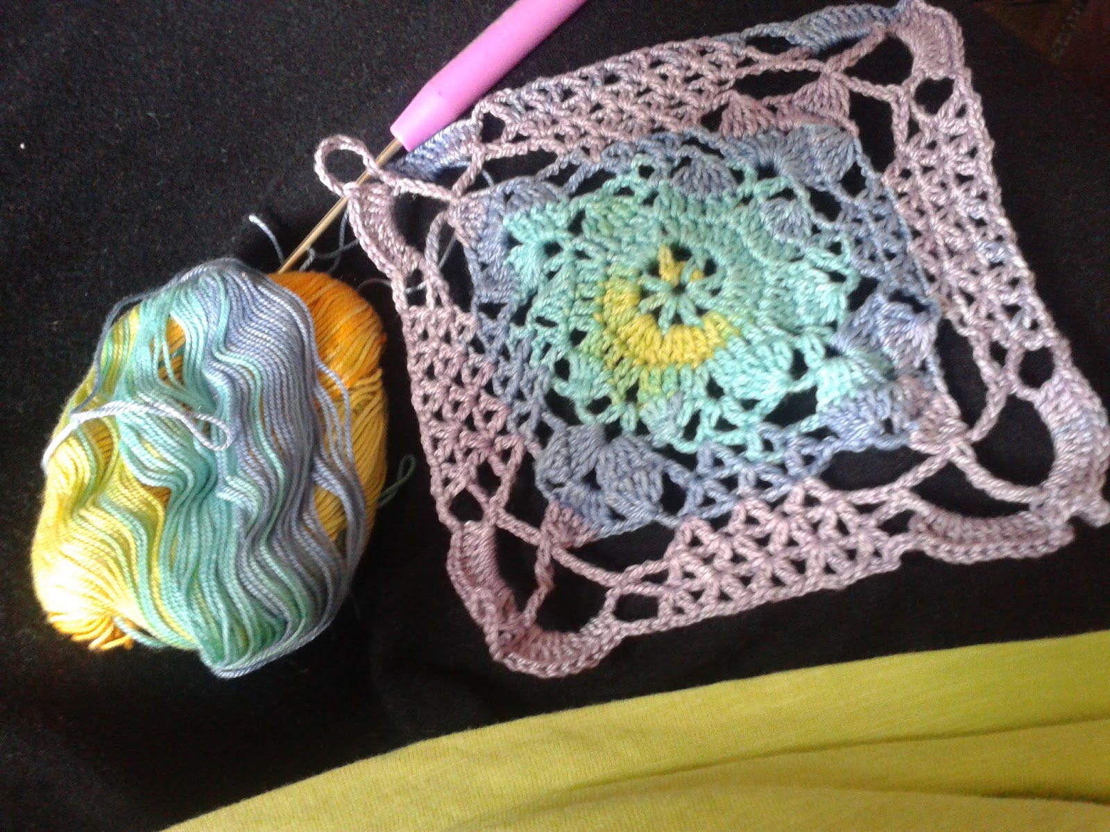 funkycrochet New Crochet  Crush Rustic Lace Square  