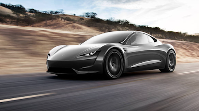 Tesla black car